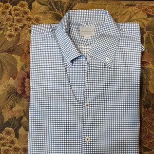 Long sleeve dress shirt,  check pattern